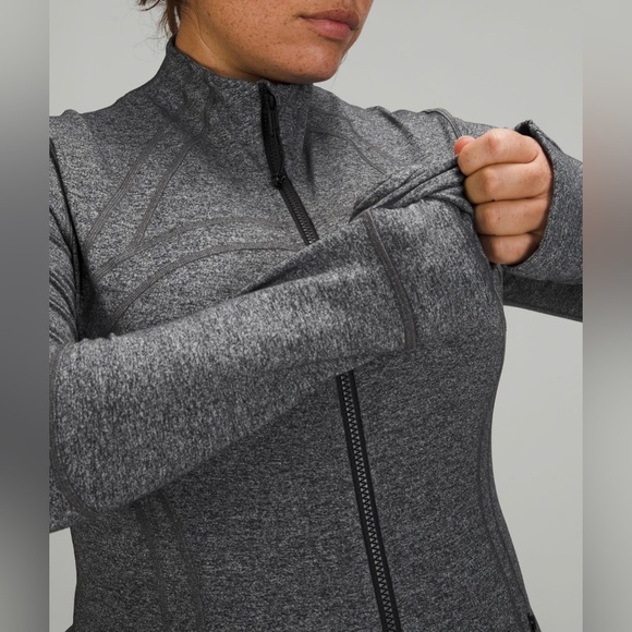 NWT Lululemon Define Heathered Black Jacket Size 8 - Picture 2 of 7